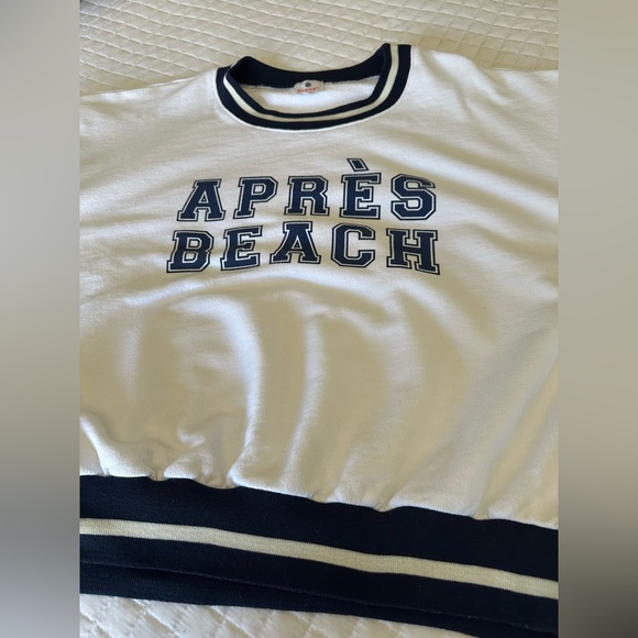 Sundry white and navy sweatshirt, size XL - Picture 9 of 10